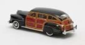 Chrysler  - Town & Country Wagon 1949 black - 1:43 - Matrix - 20303-072 - MX20303-072 | Toms Modelautos