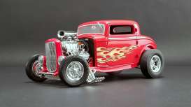 Ford  - Hot Rod *Flamethrower* 1932 red/flames - 1:18 - Acme Diecast - 1805016 - acme1805016 | Toms Modelautos