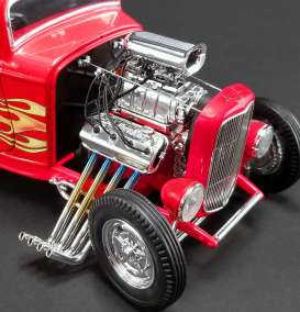 Ford  - Hot Rod *Flamethrower* 1932 red/flames - 1:18 - Acme Diecast - 1805016 - acme1805016 | Toms Modelautos