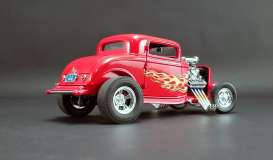 Ford  - Hot Rod *Flamethrower* 1932 red/flames - 1:18 - Acme Diecast - 1805016 - acme1805016 | Toms Modelautos