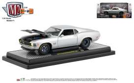 Ford - Mustang Boss 1970 silver/black - 1:24 - M2 Machines - 40300-71A - M2-40300-71A | Tom's Modelauto's Ford - Mustang Boss 1970 silver/black - 1:24 - M2 Machines - 40300-71A - M2-40300-71A | Tom's Modelauto's