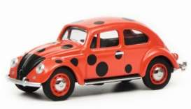Volkswagen  - Beetle red/black - 1:64 - Schuco - 20169 - schuco20169 | Toms Modelautos