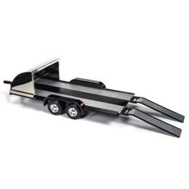 Trailer  - 2019 black/chrome - 1:18 - Auto World - 1166 - AMM1166 | Toms Modelautos