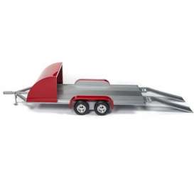 Trailer  - 2019 red/grey - 1:18 - Auto World - 1167 - AMM1167 | Toms Modelautos