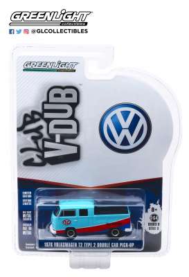 Volkswagen - Type 2 1976 blue/red - 1:64 - GreenLight - 29960E - gl29960E | Tom's Modelauto's Volkswagen - Type 2 1976 blue/red - 1:64 - GreenLight - 29960E - gl29960E | Tom's Modelauto's