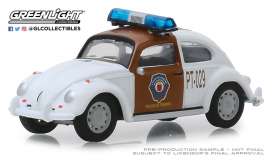 Volkswagen  - Beetle brown/white - 1:64 - GreenLight - 29960F - gl29960F | Toms Modelautos