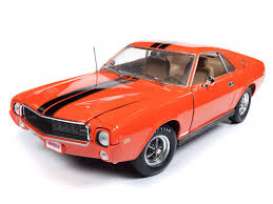 AMC  - AMX Hardtop 1969 orange/black - 1:18 - Auto World - AMM1170 - AMM1170 | Toms Modelautos