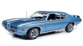 Pontiac  - GTO Judge 1969 blue - 1:18 - Auto World - AMM1171 - AMM1171 | Toms Modelautos