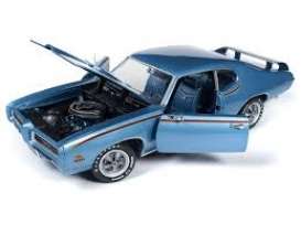Pontiac  - GTO Judge 1969 blue - 1:18 - Auto World - AMM1171 - AMM1171 | Toms Modelautos