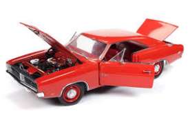 Dodge  - Charger 1969 red - 1:18 - Auto World - AMM1174 - AMM1174 | Toms Modelautos