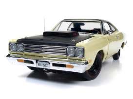 Plymouth  - Road Runner 1969 yellow/black - 1:18 - Auto World - AMM1179 - AMM1179 | Toms Modelautos