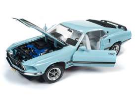 Ford  - Mustang Mach 1 1969 violet - 1:18 - Auto World - AMM1181 - AMM1181 | Toms Modelautos