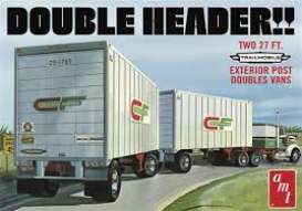 Trailer  - Tandem Van Trailer  - 1:25 - AMT - s1132 - amts1132 | Toms Modelautos