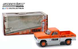 Ford  - F-100 1967 orange/white - 1:24 - GreenLight - 85042 - gl85042 | Toms Modelautos