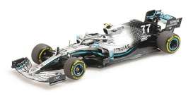 Mercedes Benz Petronas - W10 2019 silver-green - 1:43 - Minichamps - 410190077 - mc410190077 | Toms Modelautos