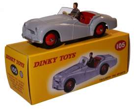 Triumph  - TR2  grey - 1:43 - Magazine Models - 4659128 - magDT4659128 | Toms Modelautos