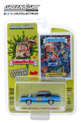 Chevrolet - Monte Carlo 1983 blue - 1:64 - GreenLight - 54010B - gl54010B | Tom's Modelauto's Chevrolet - Monte Carlo 1983 blue - 1:64 - GreenLight - 54010B - gl54010B | Tom's Modelauto's