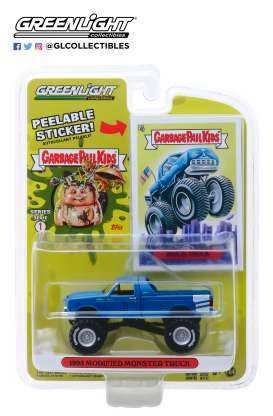 Monster Truck - 1995 blue - 1:64 - GreenLight - 54010C - gl54010C | Tom's Modelauto's Monster Truck - 1995 blue - 1:64 - GreenLight - 54010C - gl54010C | Tom's Modelauto's