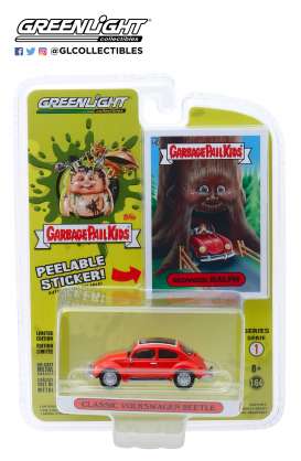 Volkswagen - Beetle red - 1:64 - GreenLight - 54010D - gl54010D | Tom's Modelauto's Volkswagen - Beetle red - 1:64 - GreenLight - 54010D - gl54010D | Tom's Modelauto's