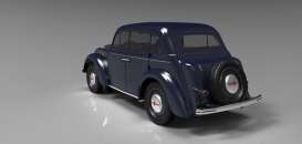 Moskvitch  - 400-420 1954 dark blue - 1:18 - KK - Scale - 180256 - kkdc180256 | Toms Modelautos
