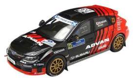 Subaru  - Impreza R4 #23 2011 black/red - 1:43 - IXO Models - KB1059 - ixKB1059 | Toms Modelautos