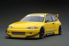 Honda  - Pandem Civic yellow - 1:18 - Ignition - IG1053 - IG1053 | Toms Modelautos