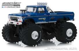 Ford  - F250 Monster Truck 1974 blue - 1:43 - GreenLight - 88011 - gl88011 | Toms Modelautos