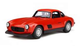 Mercedes Benz  - 300SL 1974 red - 1:18 - OttOmobile Miniatures - ot311 - otto311 | Toms Modelautos