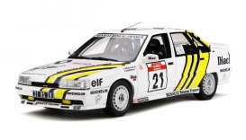 Renault  - 21 Turbo 1988 white/yellow - 1:18 - OttOmobile Miniatures - ot317 - otto317 | Toms Modelautos