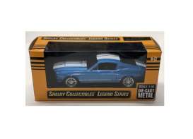 Shelby - GT500 1967 blue/white - 1:43 - Shelby Collectibles - 14367bl - shelby14367bl | Tom's Modelauto's Shelby - GT500 1967 blue/white - 1:43 - Shelby Collectibles - 14367bl - shelby14367bl | Tom's Modelauto's