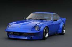 Nissan  - Fairlady 240ZG blue - 1:18 - Ignition - IG0955 - IG0955 | Toms Modelautos