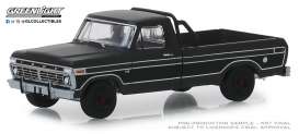 Ford  - F-100 1975 black - 1:64 - GreenLight - 27990D - gl27990D | Toms Modelautos