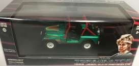 Jeep  - CJ-7 *the Terminator* 1983 green - 1:43 - GreenLight - 86533 - gl86533GM | Toms Modelautos