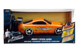 Toyota - Supra F&F *Radio Control* 1995 orange - 1:16 - Jada Toys - 97582 - jada97582 | Tom's Modelauto's Toyota - Supra F&F *Radio Control* 1995 orange - 1:16 - Jada Toys - 97582 - jada97582 | Tom's Modelauto's