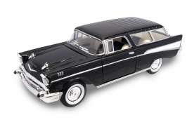 Chevrolet  - 1957 black - 1:24 - Lucky Diecast - 24203bk - ldc24203bk | Toms Modelautos