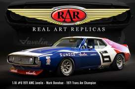 AMC  - Javelin #6 Mark Donahue 1971 red/white/blue - 1:18 - Acme Diecast - rar18005 - acmeRAR18005 | Toms Modelautos