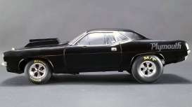 Plymouth  - Hemi Cuda pro stock dragcar 1971 gloss black - 1:18 - Acme Diecast - 1806110 - acme1806110 | Toms Modelautos