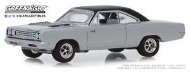 Plymouth  - Road Runner 1968 silver - 1:64 - GreenLight - 13250B - gl13250B | Toms Modelautos