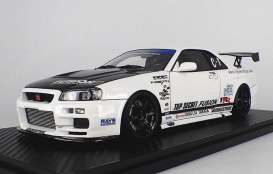 Nissan  - GT-R white - 1:18 - Ignition - IG1477 - IG1477 | Toms Modelautos