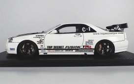 Nissan  - GT-R white - 1:18 - Ignition - IG1477 - IG1477 | Toms Modelautos