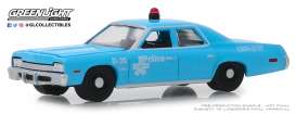 Dodge - Monaco 1974 blue - 1:64 - GreenLight - 42890A - gl42890A | Tom's Modelauto's Dodge - Monaco 1974 blue - 1:64 - GreenLight - 42890A - gl42890A | Tom's Modelauto's