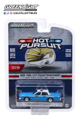 Chevrolet  - Caprice  1990 blue/white - 1:64 - GreenLight - 42890C - gl42890C | Toms Modelautos