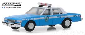 Chevrolet  - Caprice  1990 blue/white - 1:64 - GreenLight - 42890C - gl42890C | Toms Modelautos