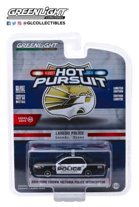 Ford  - Crown Victoria 2010 black/white - 1:64 - GreenLight - 42890E - gl42890E | Toms Modelautos