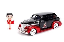 Chevrolet  - Master Deluxe 1939 black/red - 1:24 - Jada Toys - 30695 - jada30695 | Toms Modelautos