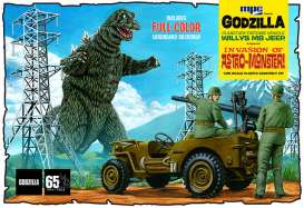 Jeep  - Godzilla Army Jeep  - 1:25 - MPC - 882 - mpc882 | Toms Modelautos