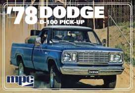 Dodge  - D100 Custom Pickup 1978  - 1:25 - MPC - 901 - mpc901 | Toms Modelautos