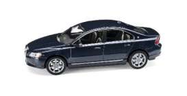 Volvo  - S80 2008 dark blue - 1:43 - Motorart - 1803 - volvo1803 | Toms Modelautos