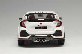 Honda  - Civic Type R 2017 white - 1:18 - MotorHelix - 001lhd - MH001lhdW | Toms Modelautos