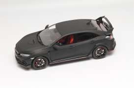 Honda  - Civic Type R 2017 matt black - 1:18 - MotorHelix - 001rhd - MH001rhdMBK | Toms Modelautos